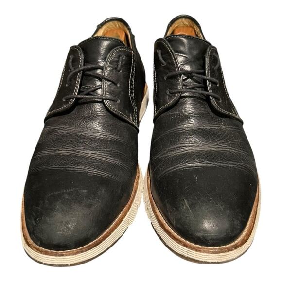 Johnston & Murphy Men’s Martell Brogue Dress Shoes Black Sheepskin Wingtip 9 M main image 7